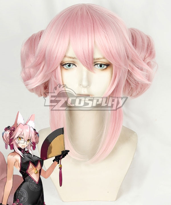 Fate Grand Order Alter Ego Tamamo Vitch Koyanskaya Pink Cosplay Wig