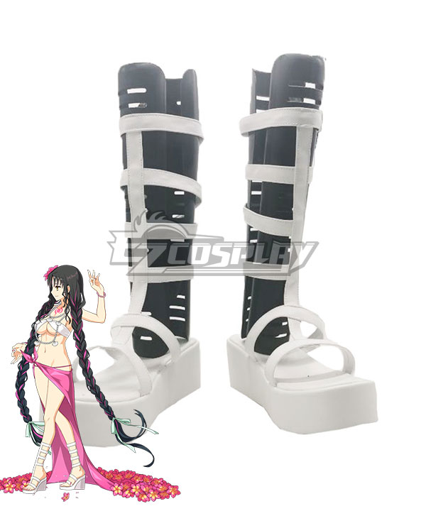 Fate Grand Order Alterego Sesshouin Kiara Ascension 5th anniversary White Cosplay Shoes