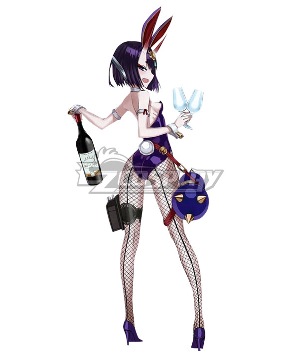 Fate Grand Order Assassin Shuten Douji Bunny Girl Cosplay Costume