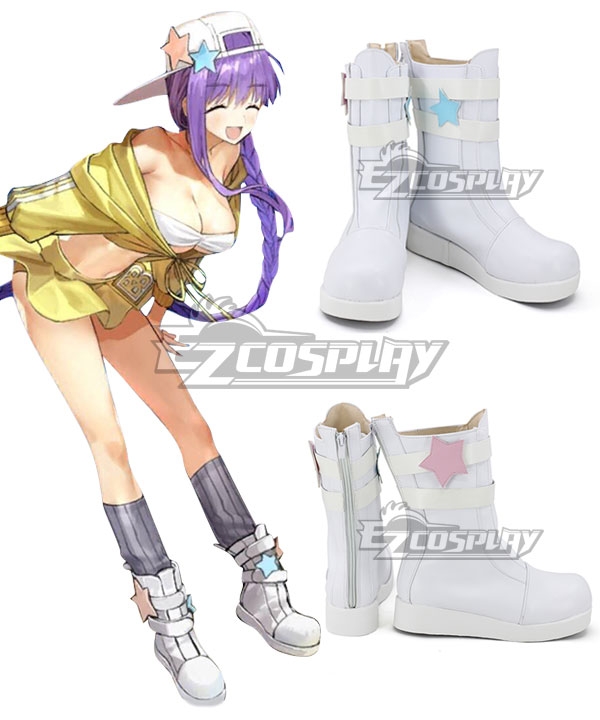 Fate Grand Order BB Summer Swimsuit White Cosplay Shoes