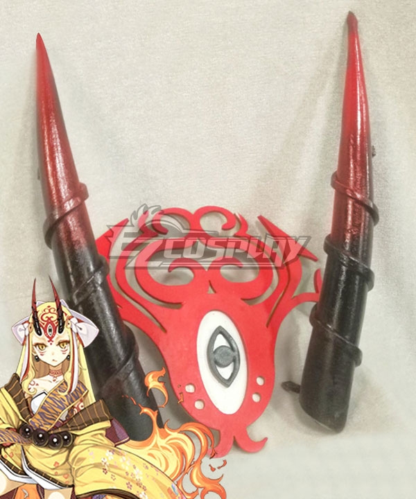 

Fate Grand Order Berserker Ibaraki Douji Headwear and Horn Cosplay Accessory Prop