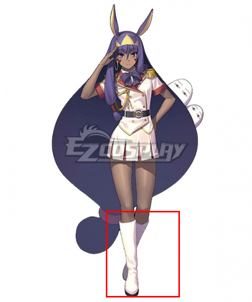 Fate Grand Order Caster Assassin Heroic Spirit Formal Dress Nitocris White Shoes Cosplay Boots