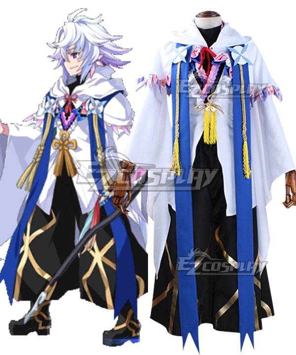 Fate Grand Order Caster Merlin New Edition Cosplay Costume