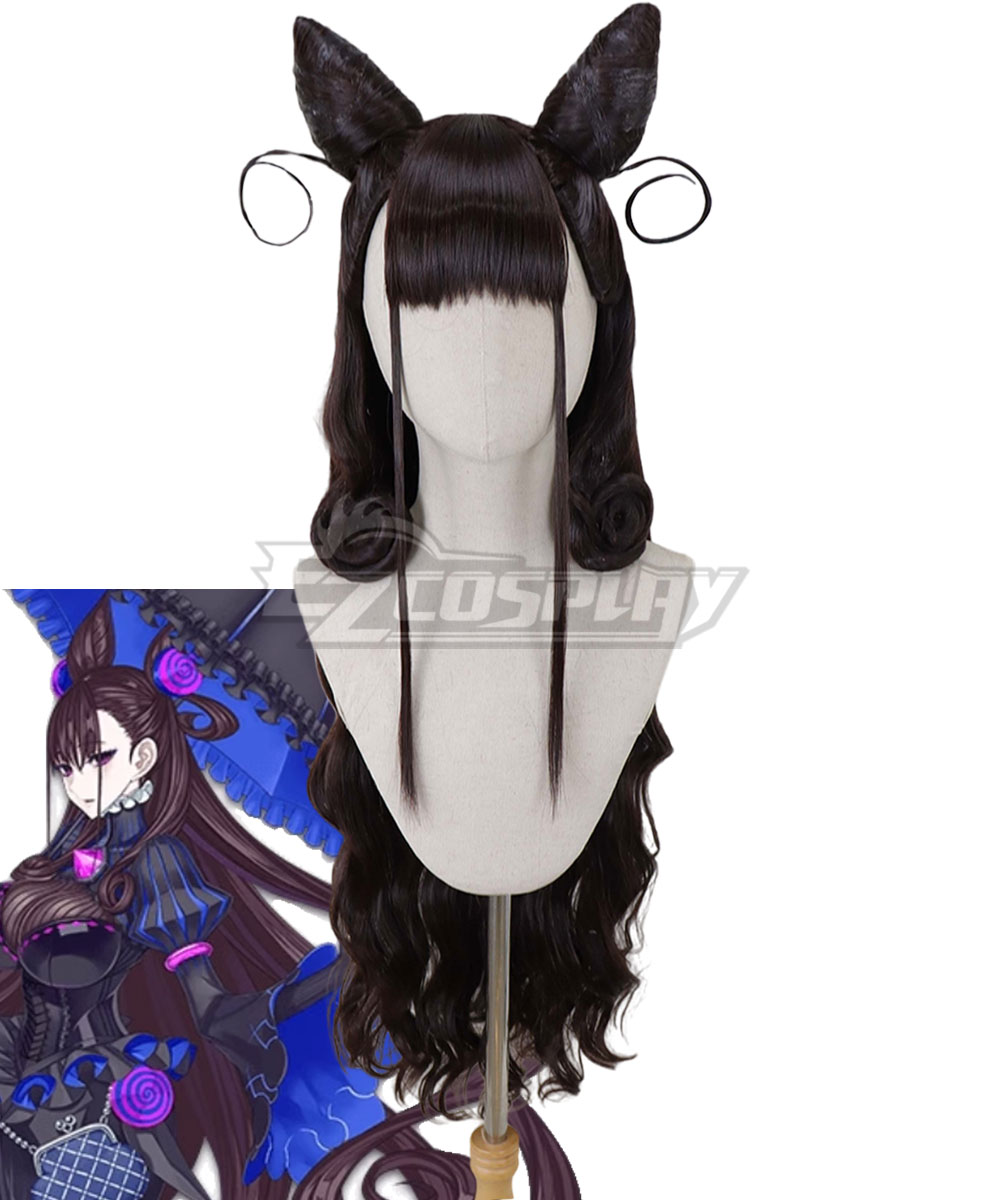 Fate Grand Order Caster Murasaki Shikibu Black Cosplay Wig