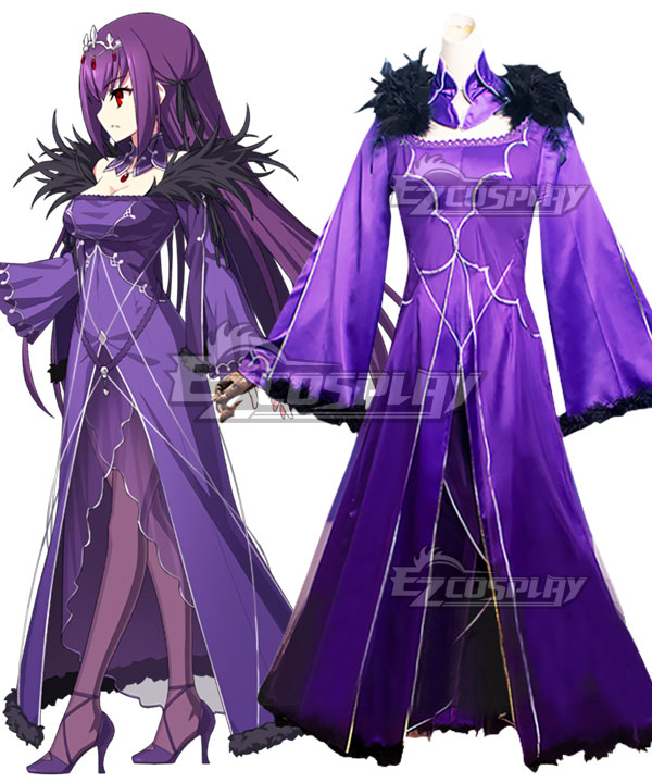 Fate Grand Order Caster Scathach Cosplay Costume