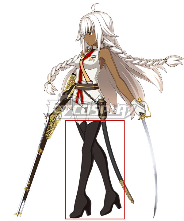 Fate Grand Order Cosmos in the Lostbelt Saber Rani of Jhansi Brown Shoes Cosplay Boots