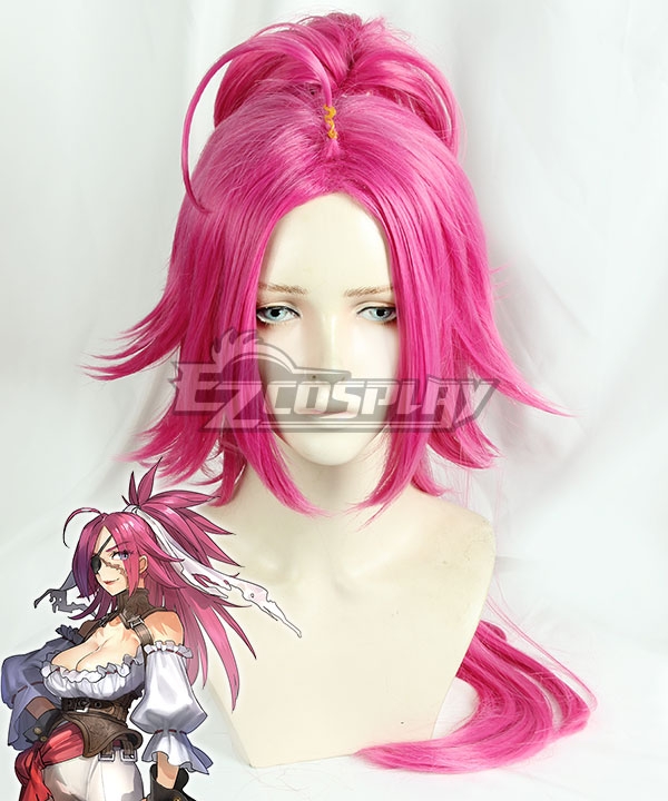 Fate Grand Order Fate Extella Link Francis Drake Rose red Cosplay Wig