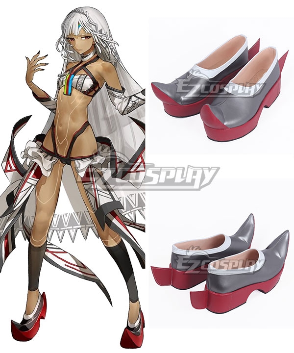 Fate Grand Order Fate Extella Saber Attila Red Cosplay Shoes