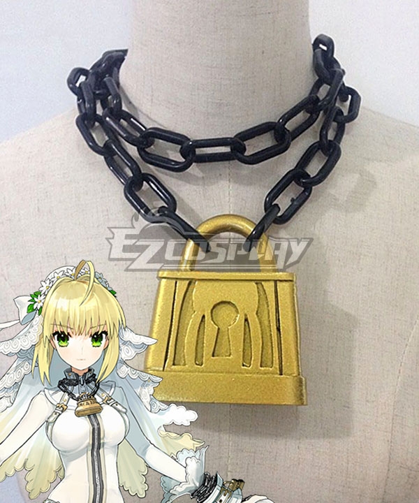 Fate Grand Order Fate Extra CC Saber Nero Claudius Bride Necklace Cosplay Accessory Prop