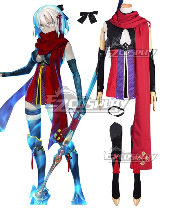 Fate Grand Order Fate/KOHA-ACE Alter Ego Okita Souji Stage 1 Cosplay Costume