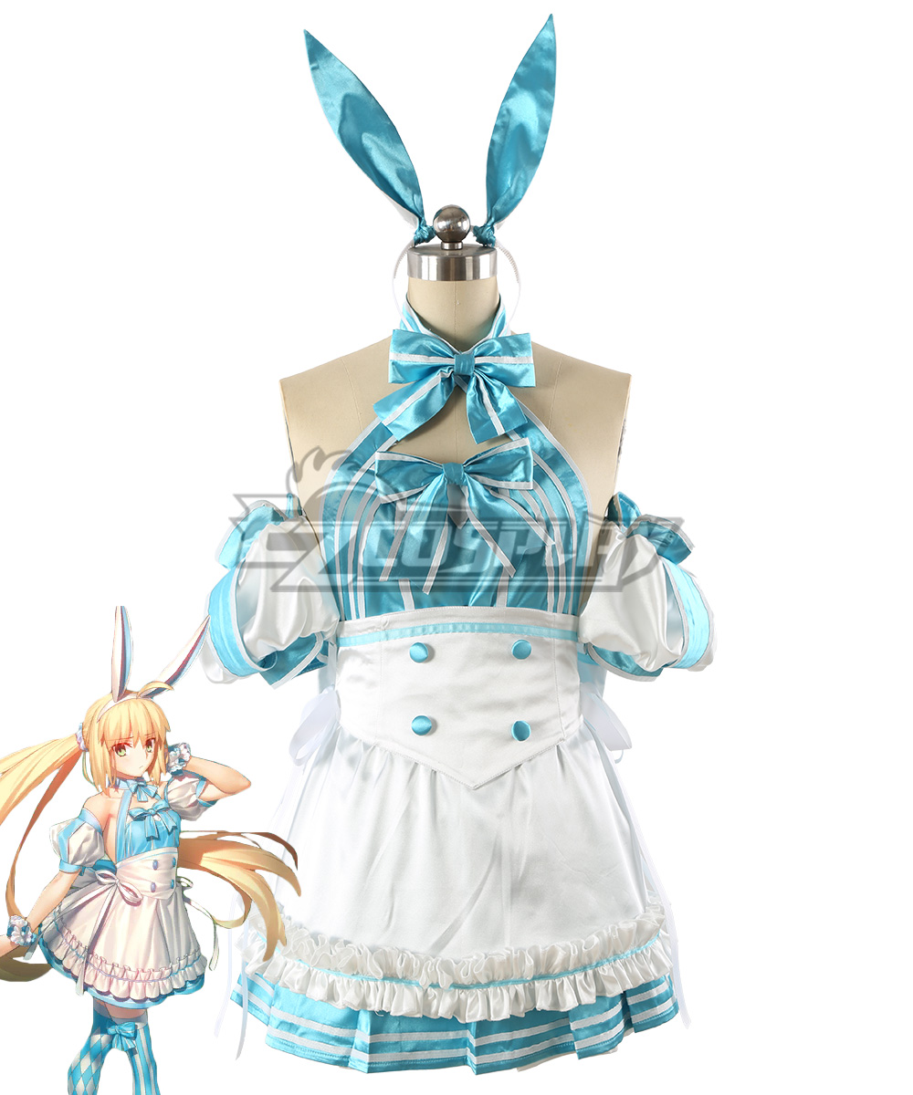 Fate Grand Order FGO Artoria Caster (Berserker) Stufe 2 Bunny Girl Cosplay-Kostüm