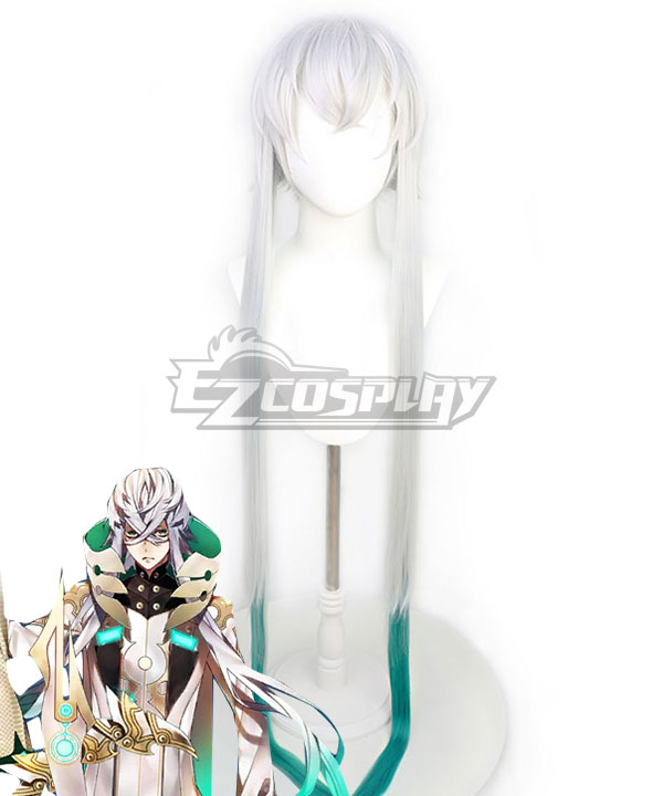 Fate Grand Order FGO Caster Asclepius White Cosplay Wig