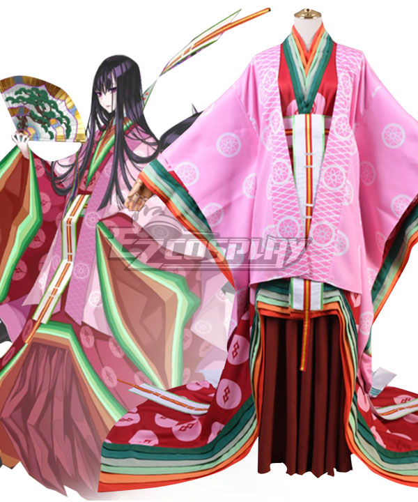 Fate Grand Order FGO Caster Murasaki Shikibu Stage 3 Cosplay Costume