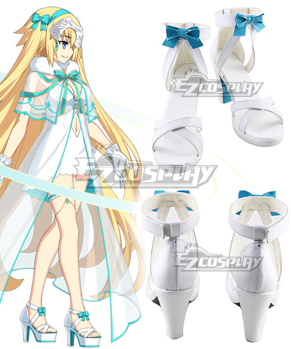 Fate Grand Order FGO Jeanne d'Arc Archer Stage 3 White Cosplay Shoes