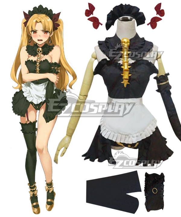 Fate Grand Order FGO Lancer Ereshkigal Maid Wear Cosplay Costume - Leather Edition