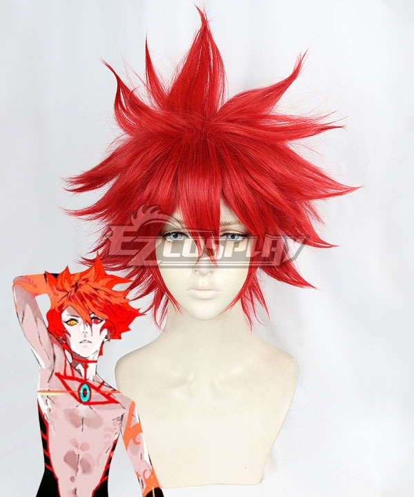 Fate Grand Order FGO Lancer super karna Red Cosplay Wig