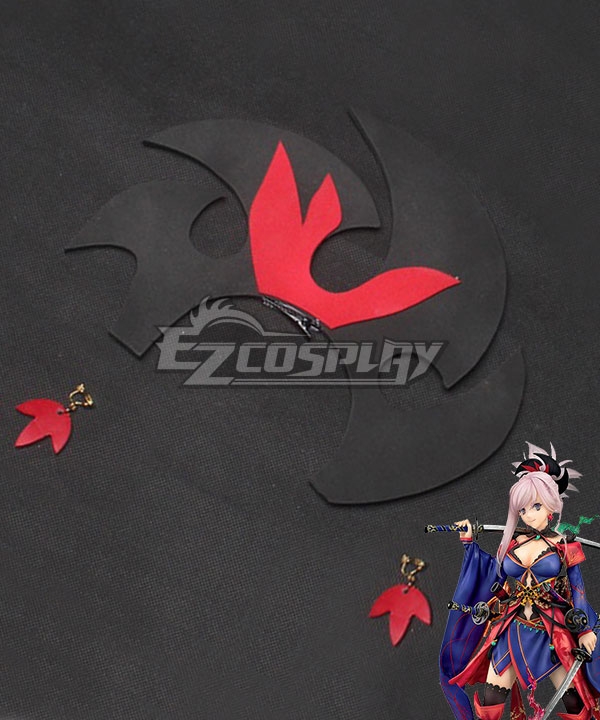 Fate Grand Order FGO Miyamoto Musashi Headwear And Ear Clips Cosplay Accessory Prop
