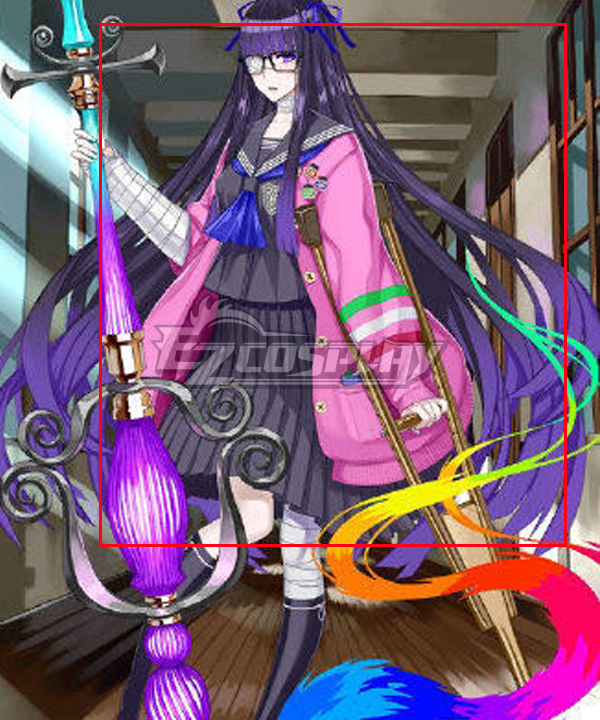 Fate Grand Order FGO Rider Murasaki Shikibu Swimsuit Stage 2 Purple Cosplay Wig
