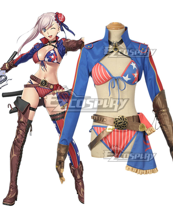 Fate Grand Order FGO Saber Miyamoto Musashi Cosplay Costume