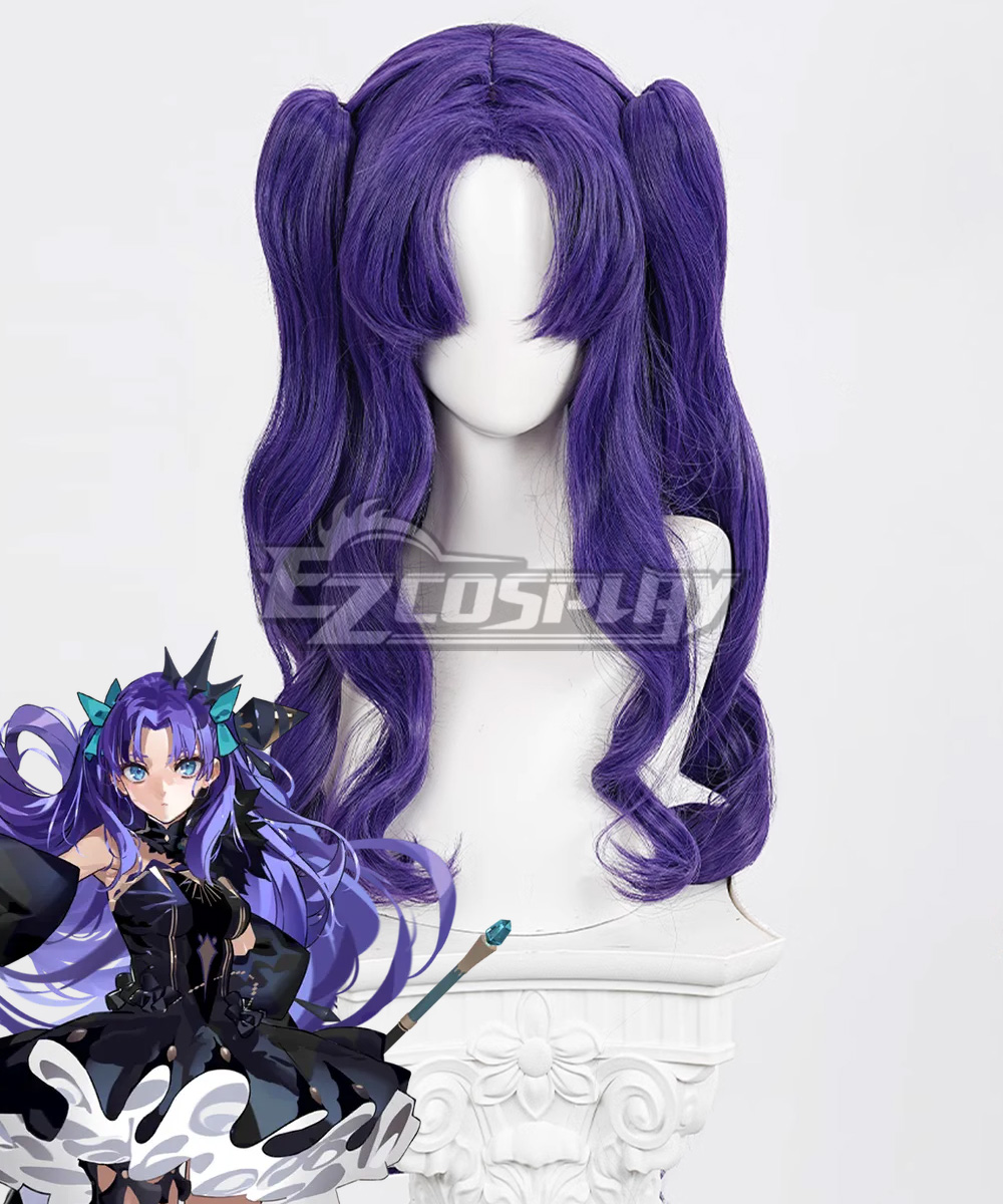Fate Grand Order FGO Space Ereshkigal Stage 2 Purple Cosplay Wig