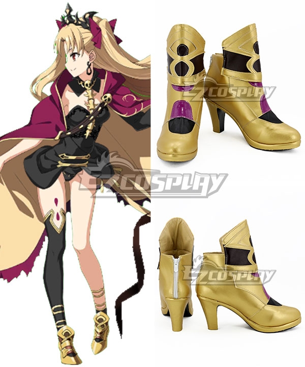 Fate Grand Order Lancer Ereshkigal Sprite1 Golden Cosplay Shoes