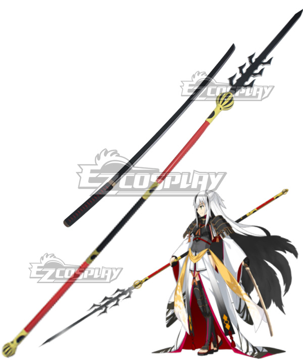 Fate Grand Order Lancer Nagao Kagetora Sword and Spear Cosplay Weapon Prop