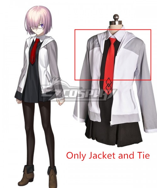

Fate Grand Order Mash Kyrielight Shielder Cosplay Costume - Only Jacket and Tie