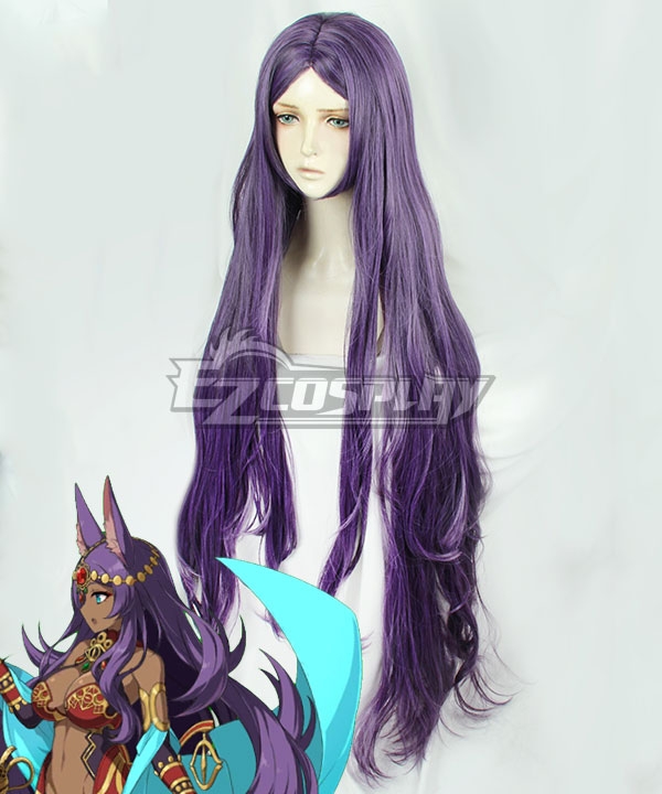 Fate Grand Order Queen of Sheba Purple Cosplay Wig