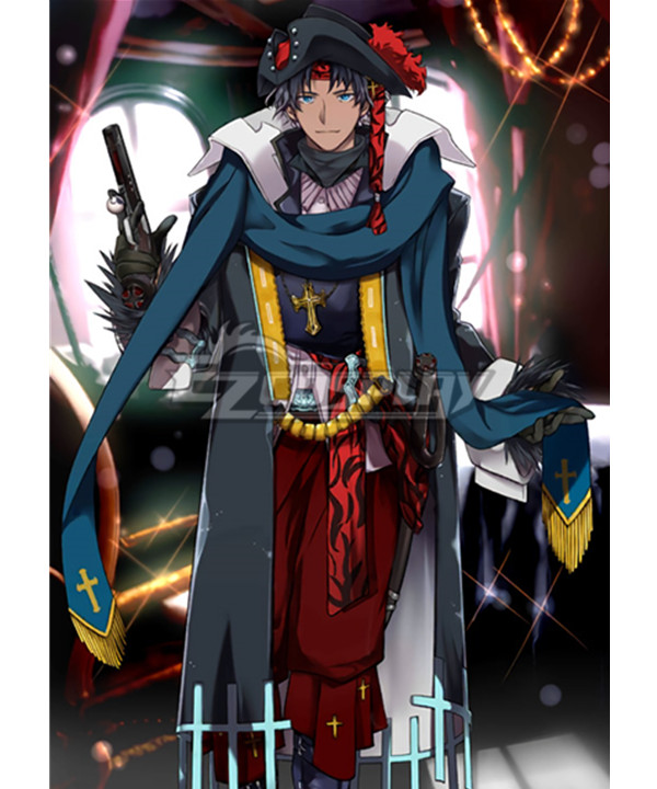 

Fate Grand Order Rider Bartholomew Roberts Ascension Cosplay Costume