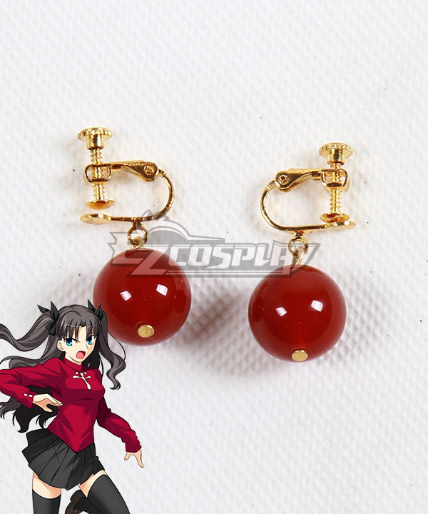 Fate Grand Order Rin Tohsaka Earrings Cosplay Accessory Prop