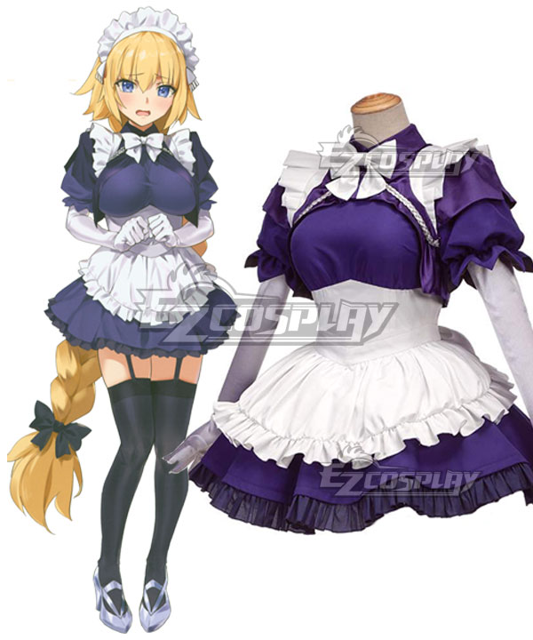Fate Grand Order Ruler Joan Of Arc Jeanne D'Arc Maid Wear Cosplay Costume