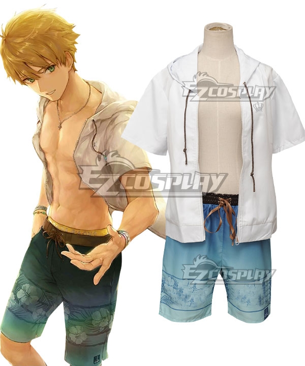 Fate Grand Order Saber Arthur Pendragon Hero on the Beach Formal Craft Cosplay Costume
