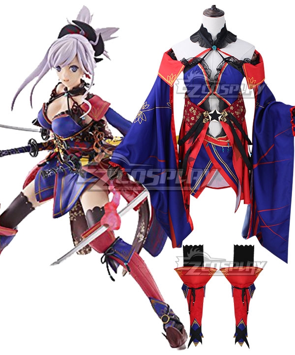 Fate Grand Order Saber Miyamoto Musashi Cosplay Costume