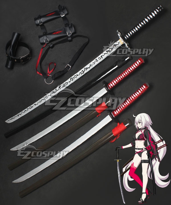 Fate Grand Order Summer 2018 Jeanne Berserker Jeanne D'Arc Alter Three Sword and Accessories Cosplay Weapon Prop