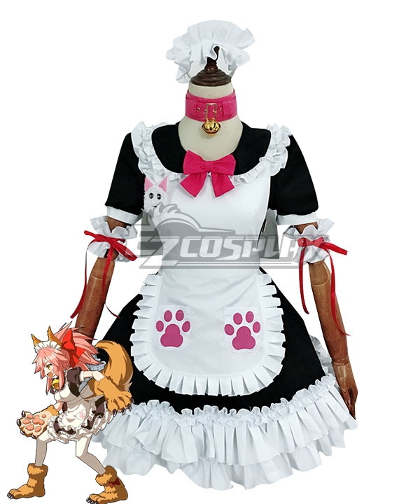 Fate Grand Order Tamamo Cat Tamamo no Mae Cosplay Costume