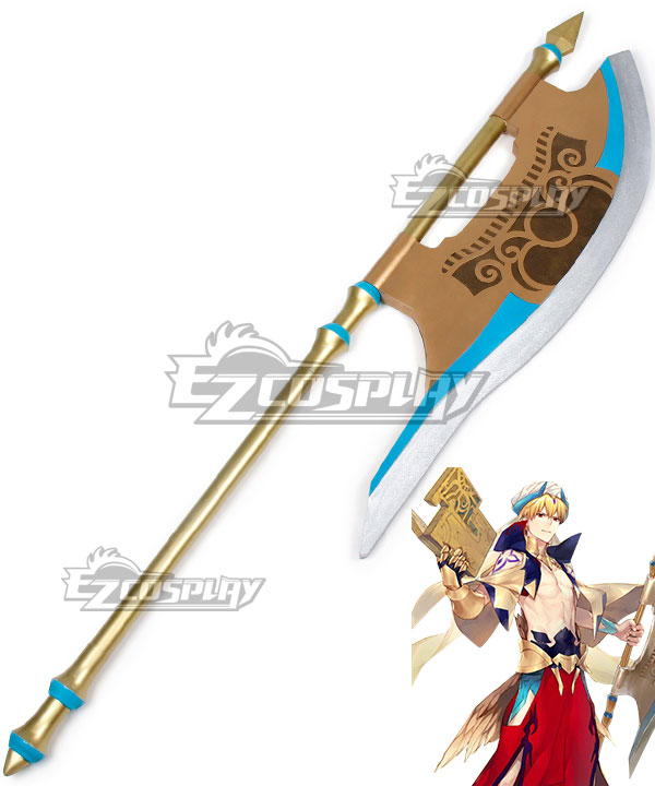 Fate Grand Order: Zettai Majuu Sensen Babylonia Gilgamesh Stone Axe Cosplay Weapon Prop
