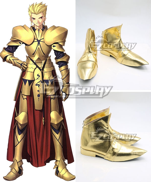 Fate Stay Night Fate Grand Order Gilgamesh Golden Cosplay Shoes