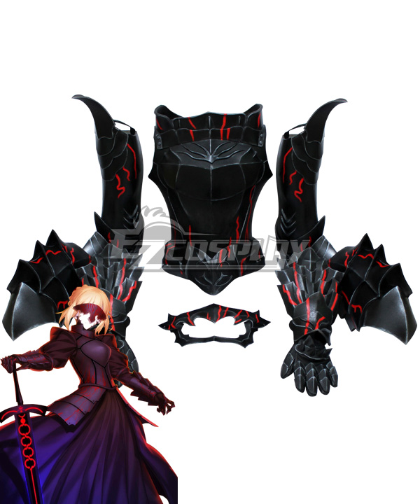 Fate Stay Night FGO Black Saber Artoria Pendragon Armor Cosplay Costume