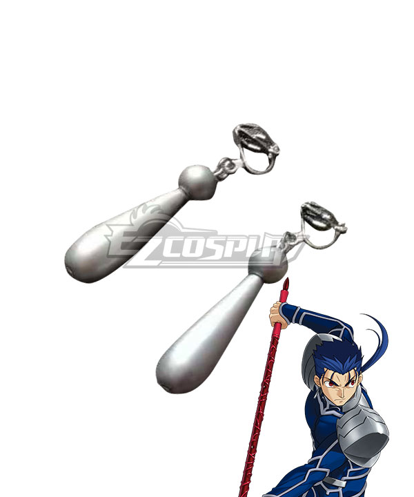 Fate Stay Night FGO Lancer Cu Chulainn Ear Clips Cosplay Accessories Prop