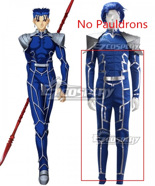 

Fate Stay Night Lancer Cu Chulainn Cosplay Costume - No Pauldrons