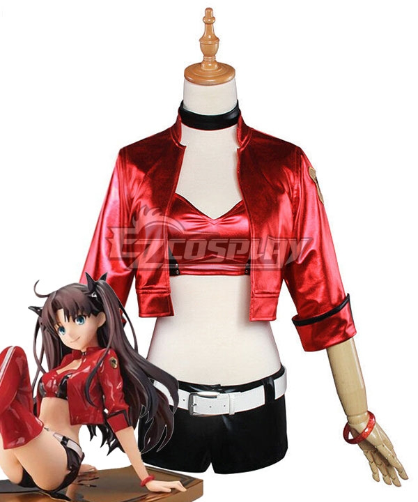 Fate Stay Night Rin Tohsaka Type-Moon Racing Ver. Cosplay Costume - No Bracelet