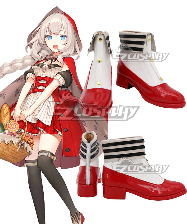 Fate/Grand Order Marie Antoinette Heroic Spirit Festive Wear Red Cosplay Shoes