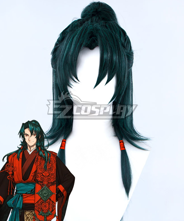 Fate/Samurai Remnant Zheng Chenggong Black Cosplay Wig