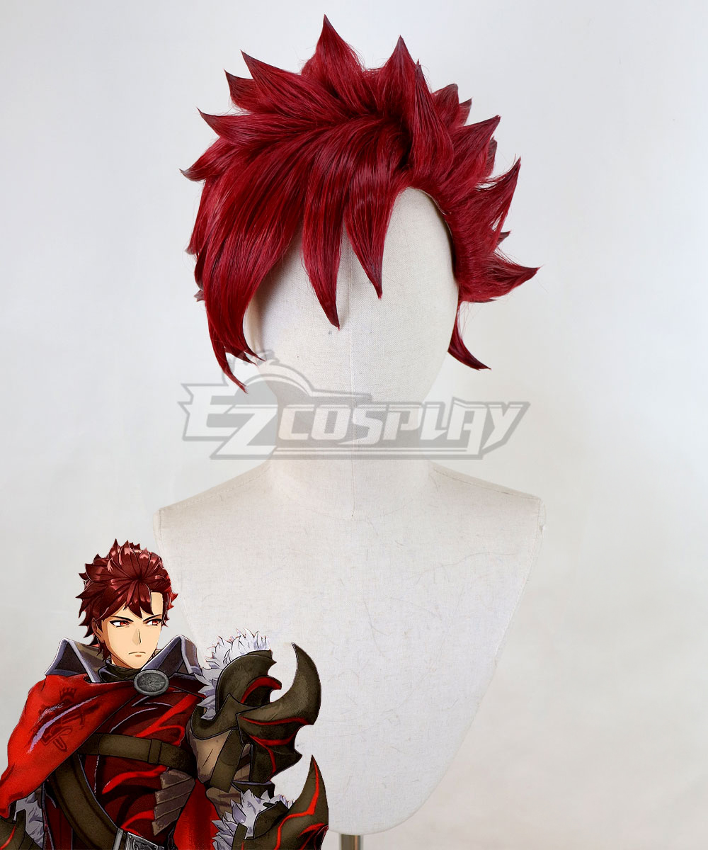 Fire Emblem Engage Diamant Red Cosplay Wig