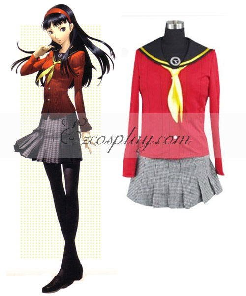 Persona 4 Yukiko Amagi School Uniform Cosplay Costume