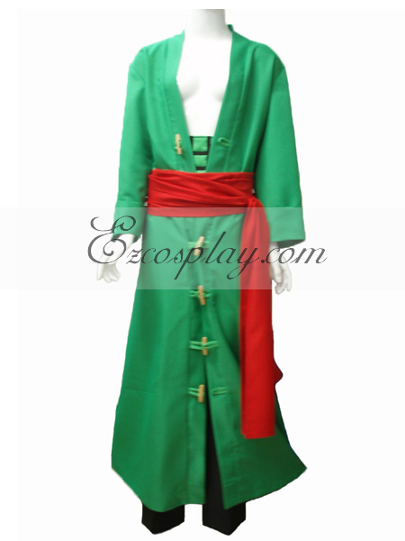 One Piece Roronoa Zoro Toddler Costume | Officially Licensed Anime Tunic & Pants Set (24-36 Months)