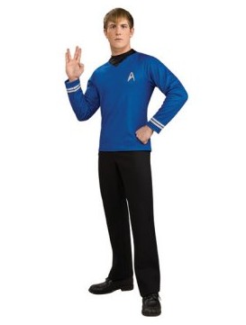 Star Trek Movie 2009 Blue Shirt Deluxe Adult Costume