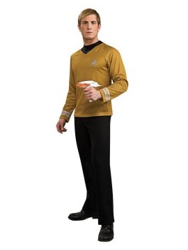 Star Trek Movie 2009 Gold Shirt Adult Costume