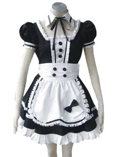 Princess Of Dark Maid Apron Dress Cosplay Costume
