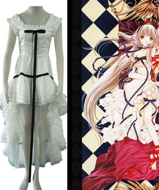 Chi White Dress Cosplay Costume from Chobits